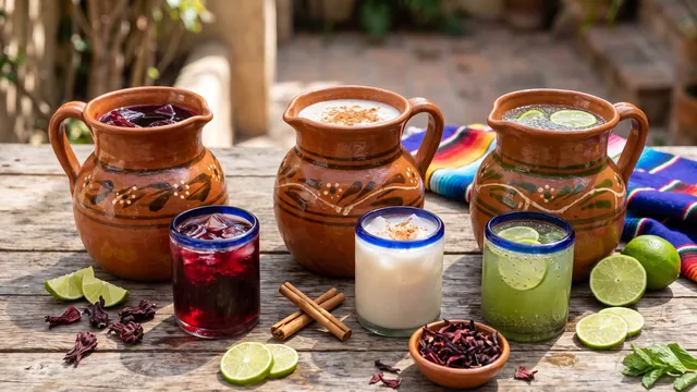 Jarras de aguas frescas